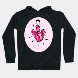 Pink crystals Hoodie